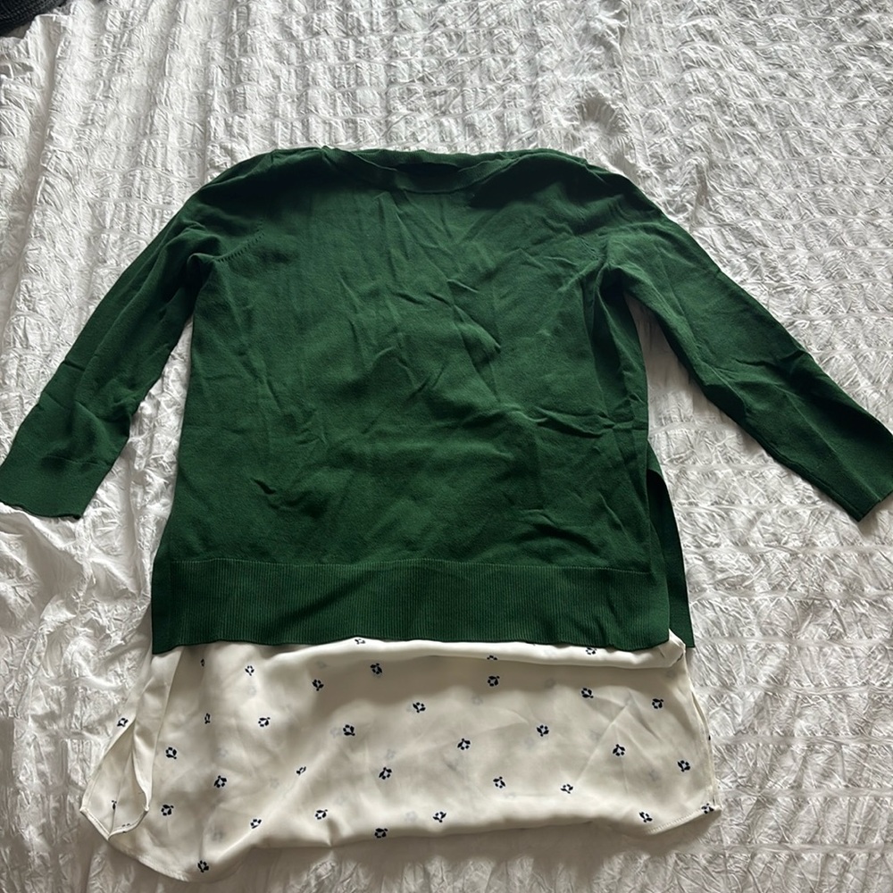 Green Ann Taylor sweater in size small